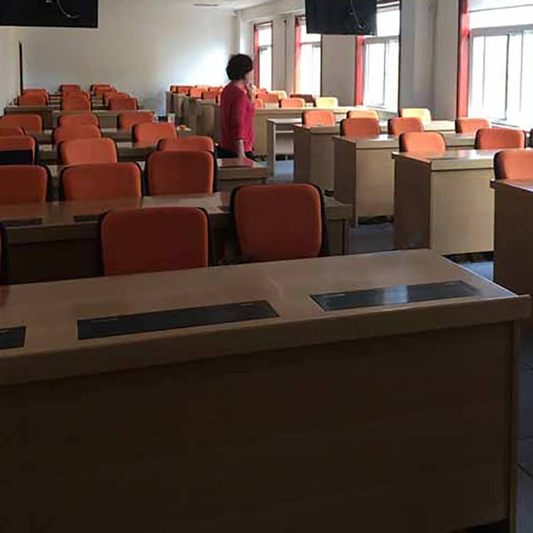 研讨室一人位计算机教室升降电脑桌与智能分组静电机房设备的购销方案